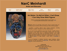 Tablet Screenshot of nancmeinhardt.com